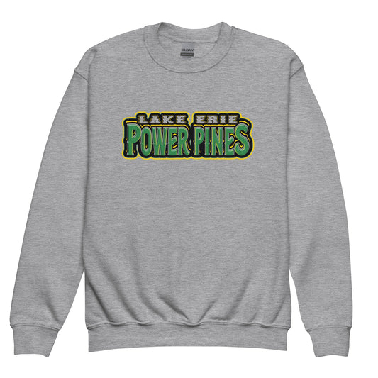 Classic | Youth Sweatshirt | Lake Erie Power Pines | Script Logo