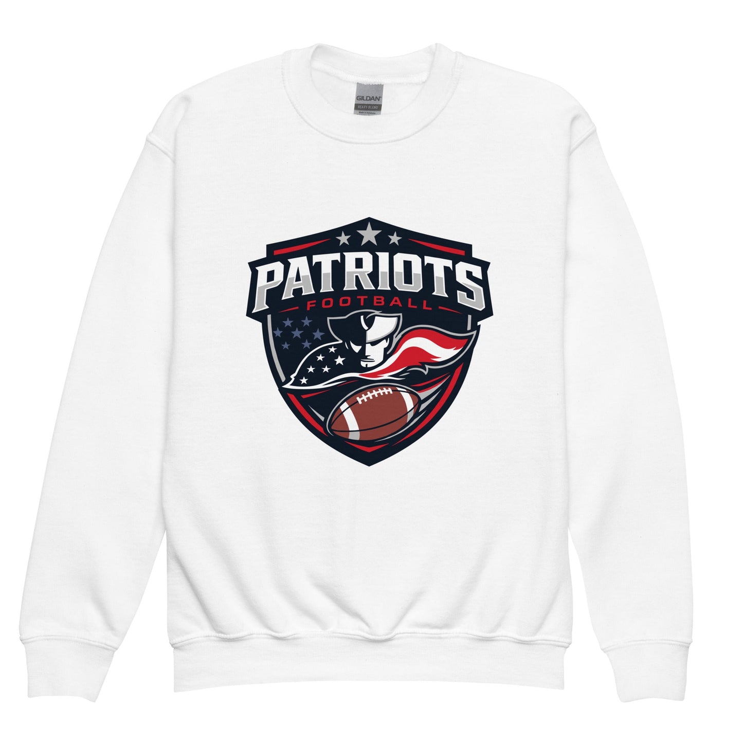 Classic | Youth Sweatshirt | LFMS Athletics | Patriots Football Logo