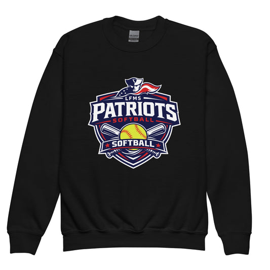 Classic | Youth Sweatshirt | LFMS Athletics | Patriots Softball Logo