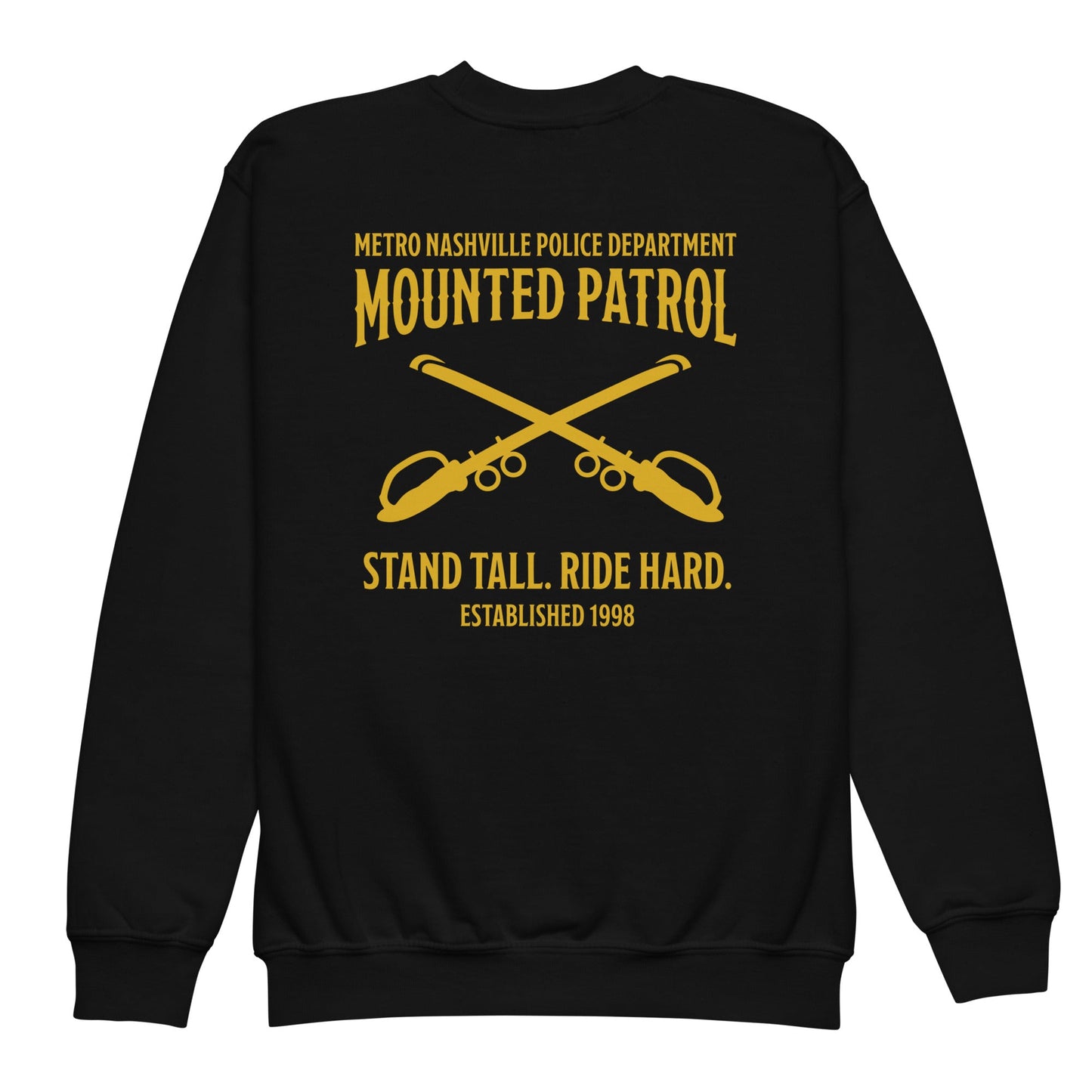 Classic | Youth Sweatshirt | Metro Nashville Police Department Horse Mounted Patrol | Stand Tall Logo