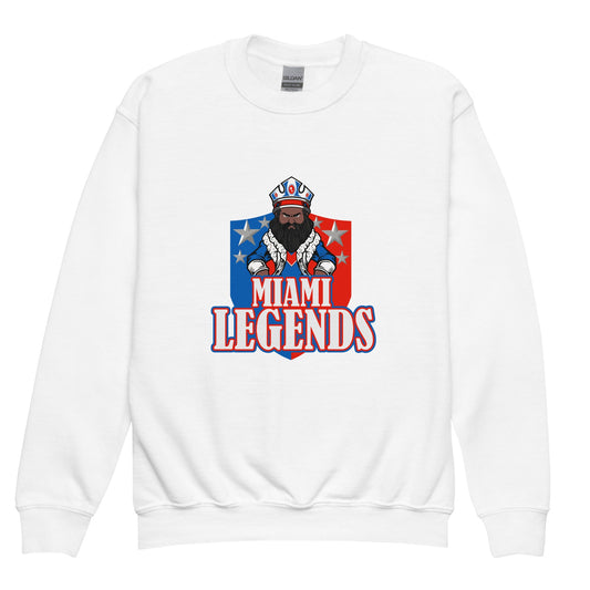 Classic | Youth Sweatshirt | Miami Legends Football | King Shield Logo