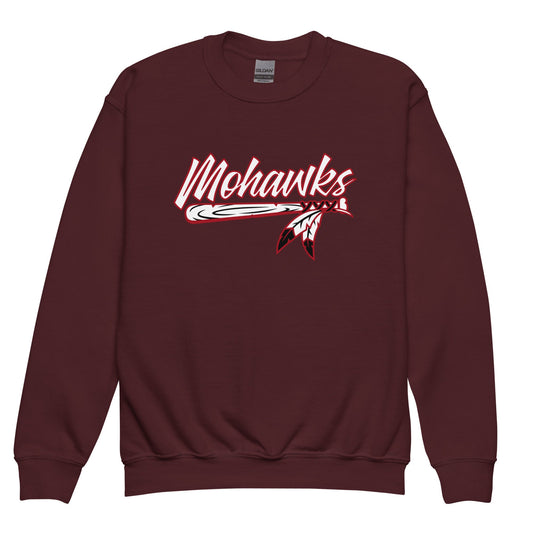 Classic | Youth Sweatshirt | Mohawks Baseball 8u | Emblem Logo