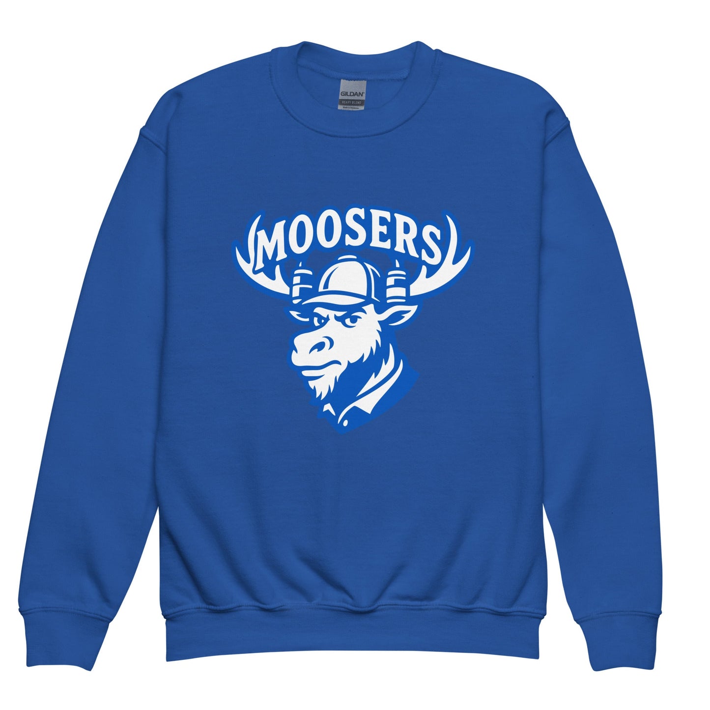 Classic | Youth Sweatshirt | Moosers | Mascot Logo