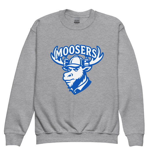 Classic | Youth Sweatshirt | Moosers | Mascot Logo