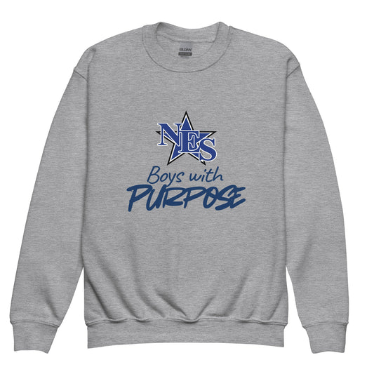 Classic | Youth Sweatshirt | NES - Boys with Purpose | Boys with Purpose Logo