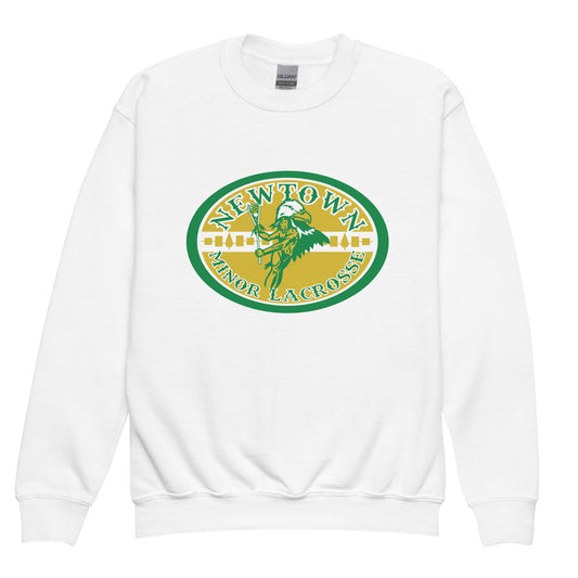 Classic | Youth Sweatshirt | Newtown Minor Lacrosse | Emblem Logo