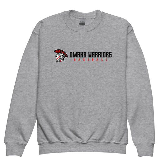 Classic | Youth Sweatshirt | Omaha Warriors | Script Logo
