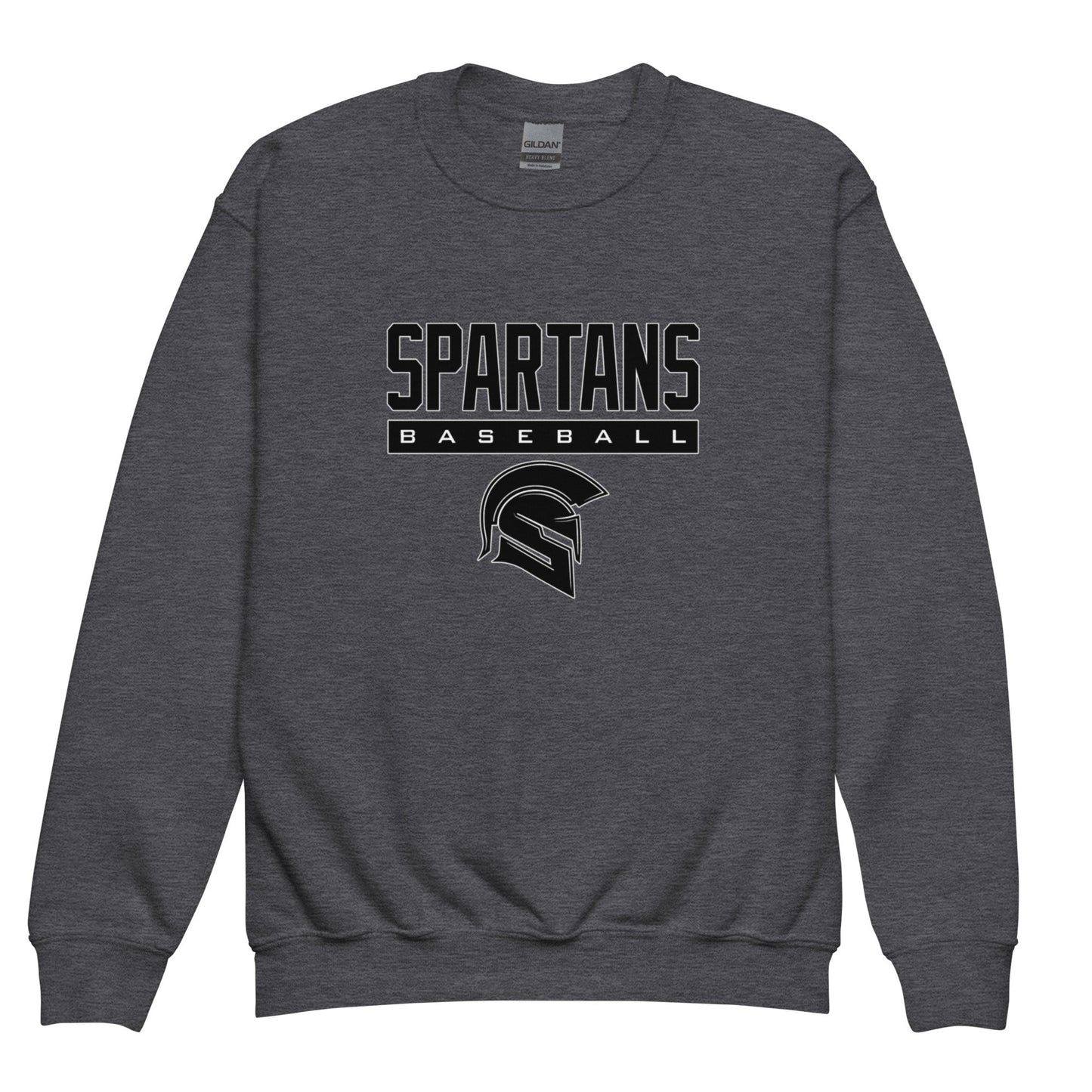 Classic | Youth Sweatshirt | Owings Mills Spartans Baseball | Crest Logo