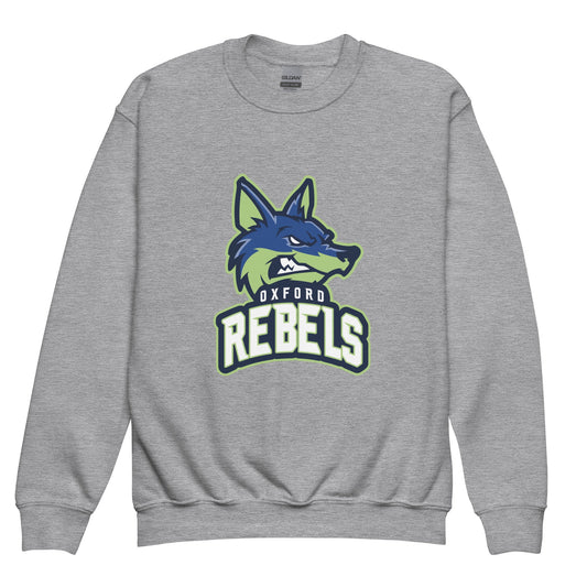 Classic | Youth Sweatshirt | Oxford Rebels 12U | Mascot Logo