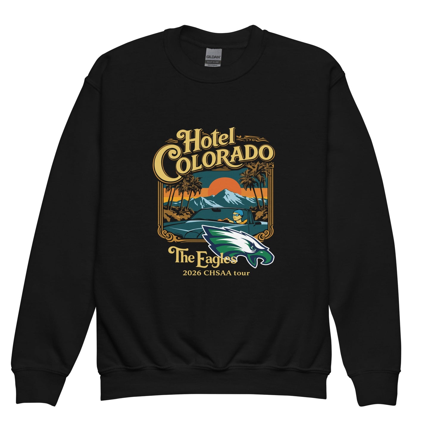 Classic | Youth Sweatshirt | PINE CREEK SWIM & DIVE | Hotel Colorado Logo