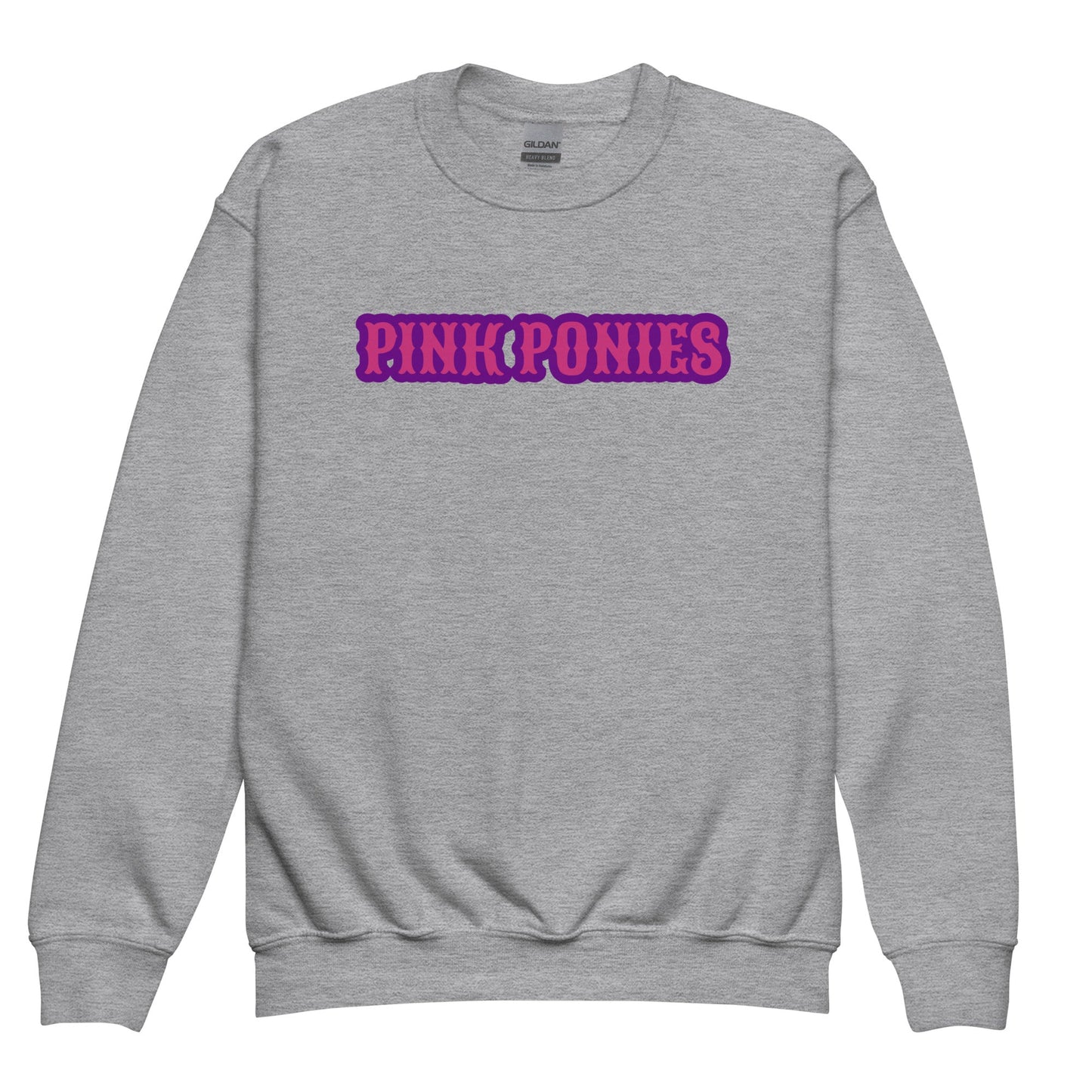 Classic | Youth Sweatshirt | Pink Pony Athletic Club | Script Logo