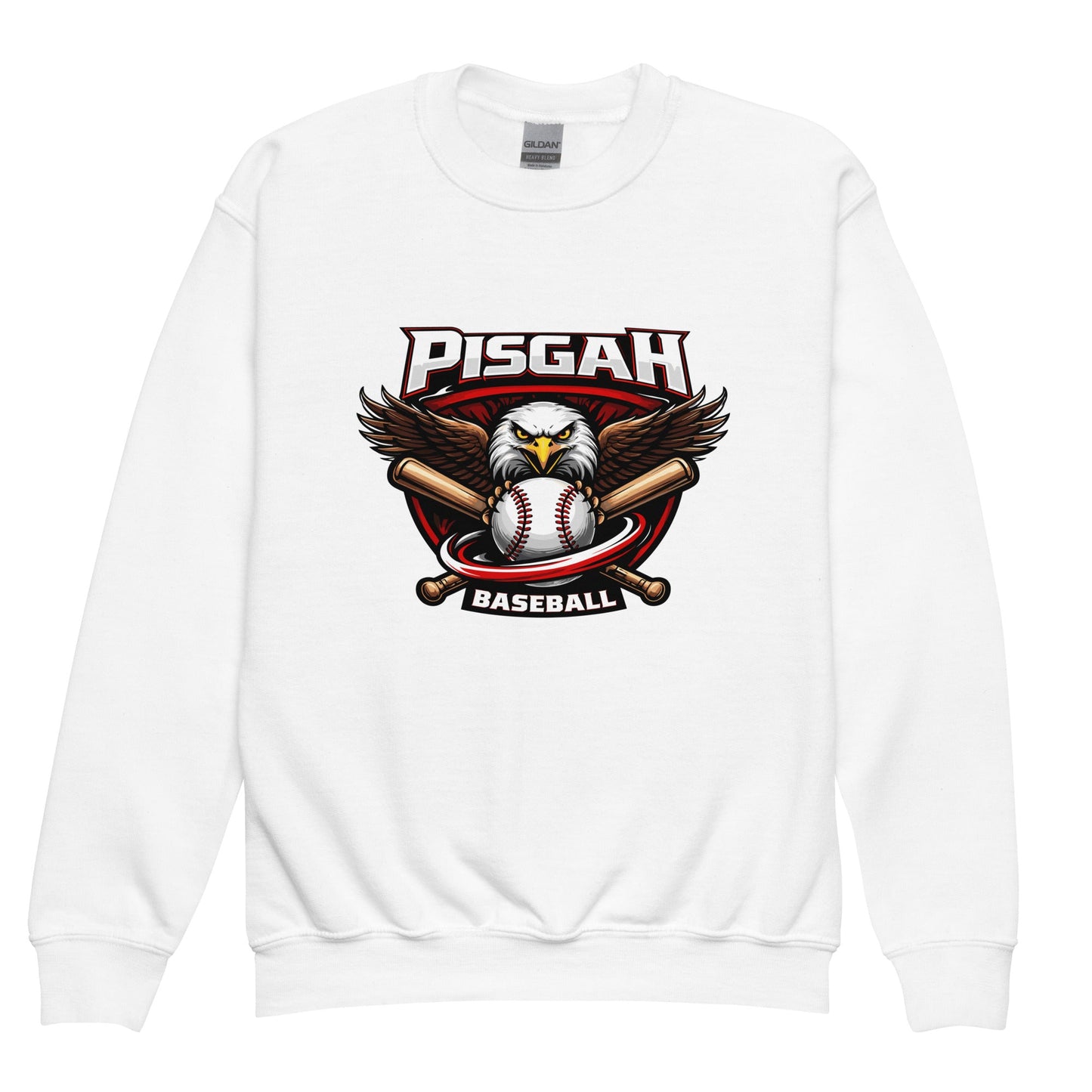 Classic | Youth Sweatshirt | Pisgah Rec League | Eagle Baseball Logo