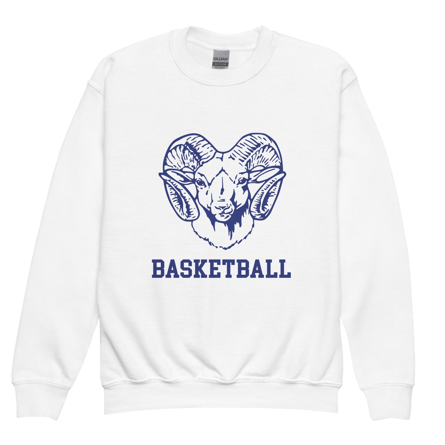 Classic | Youth Sweatshirt | Rensselaer Rams | Basketball Logo