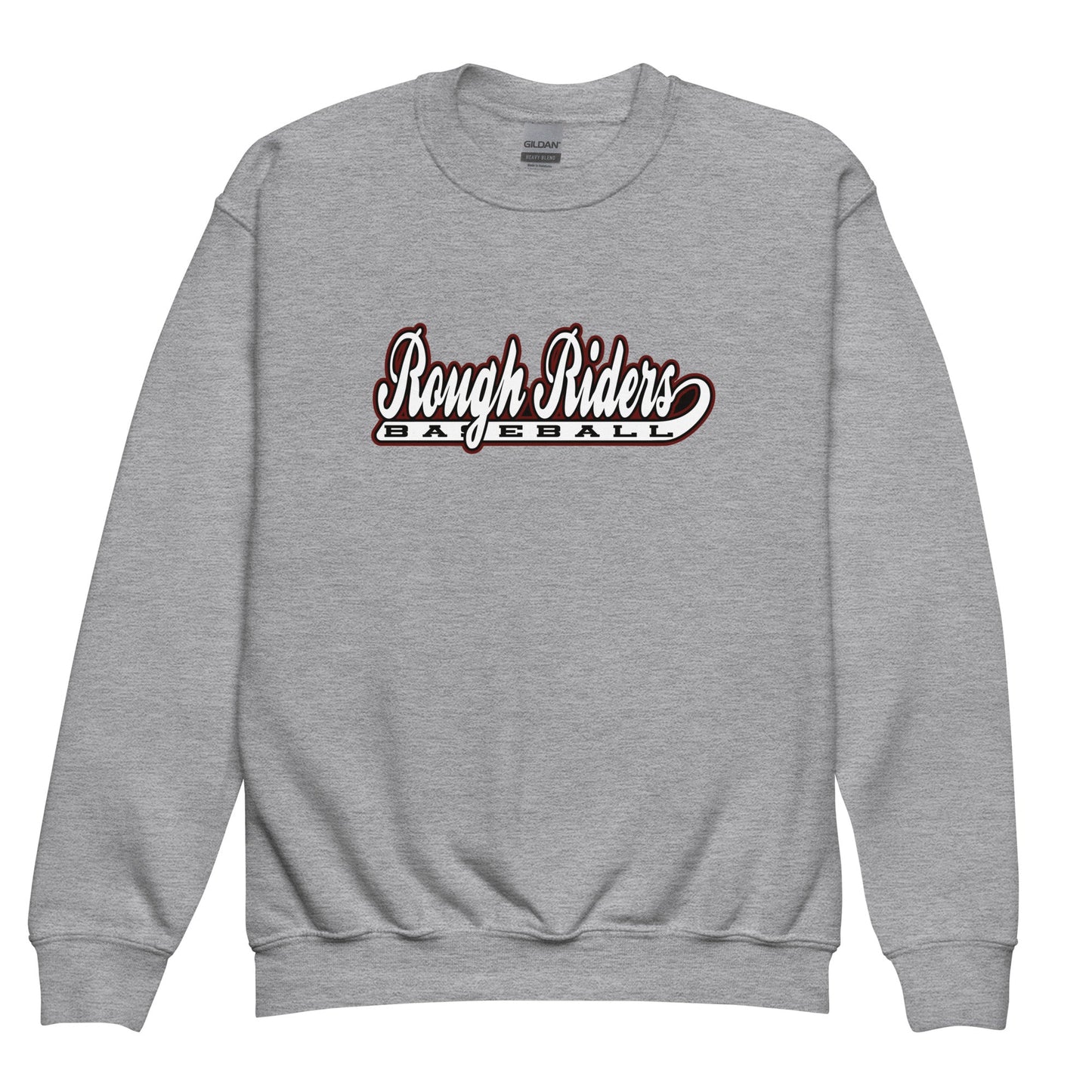 Classic | Youth Sweatshirt | Rough Riders | Baseball Script Logo