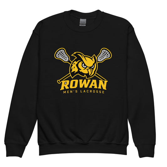 Classic | Youth Sweatshirt | Rowan Men’s Lacrosse | Crest Logo