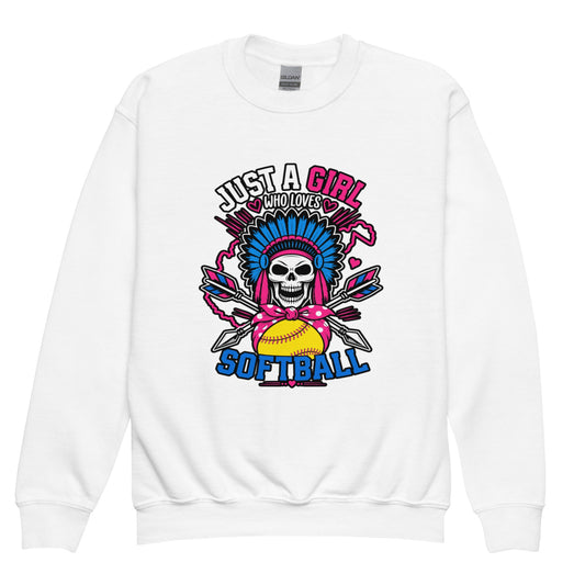 Classic | Youth Sweatshirt | Savage Softball | Athletics Logo