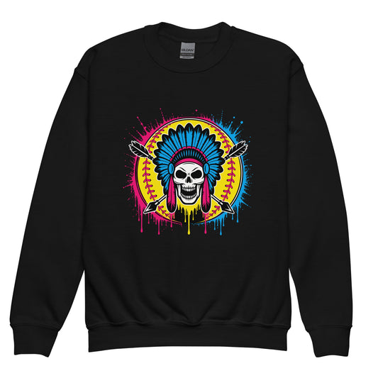 Classic | Youth Sweatshirt | Savage Softball | Emblem Logo