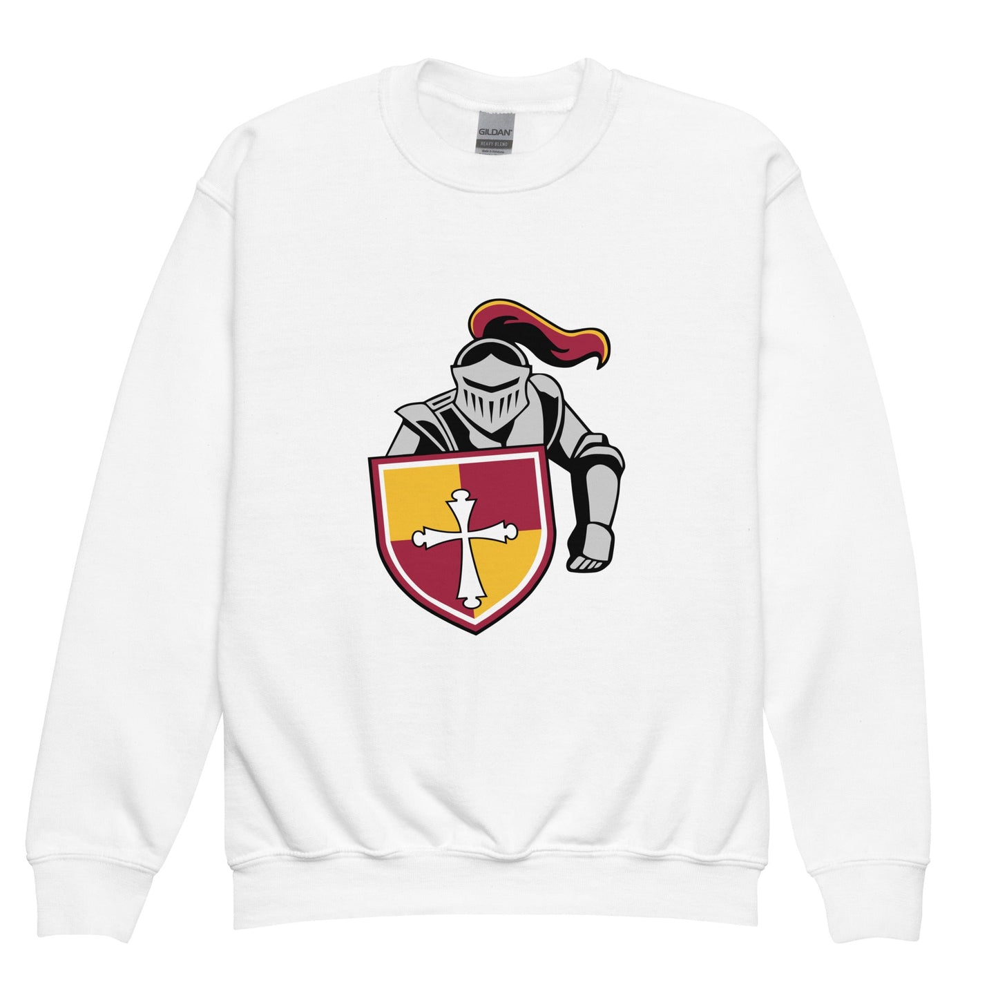 Classic | Youth Sweatshirt | Scecina High School Track and Field | Crusader Logo