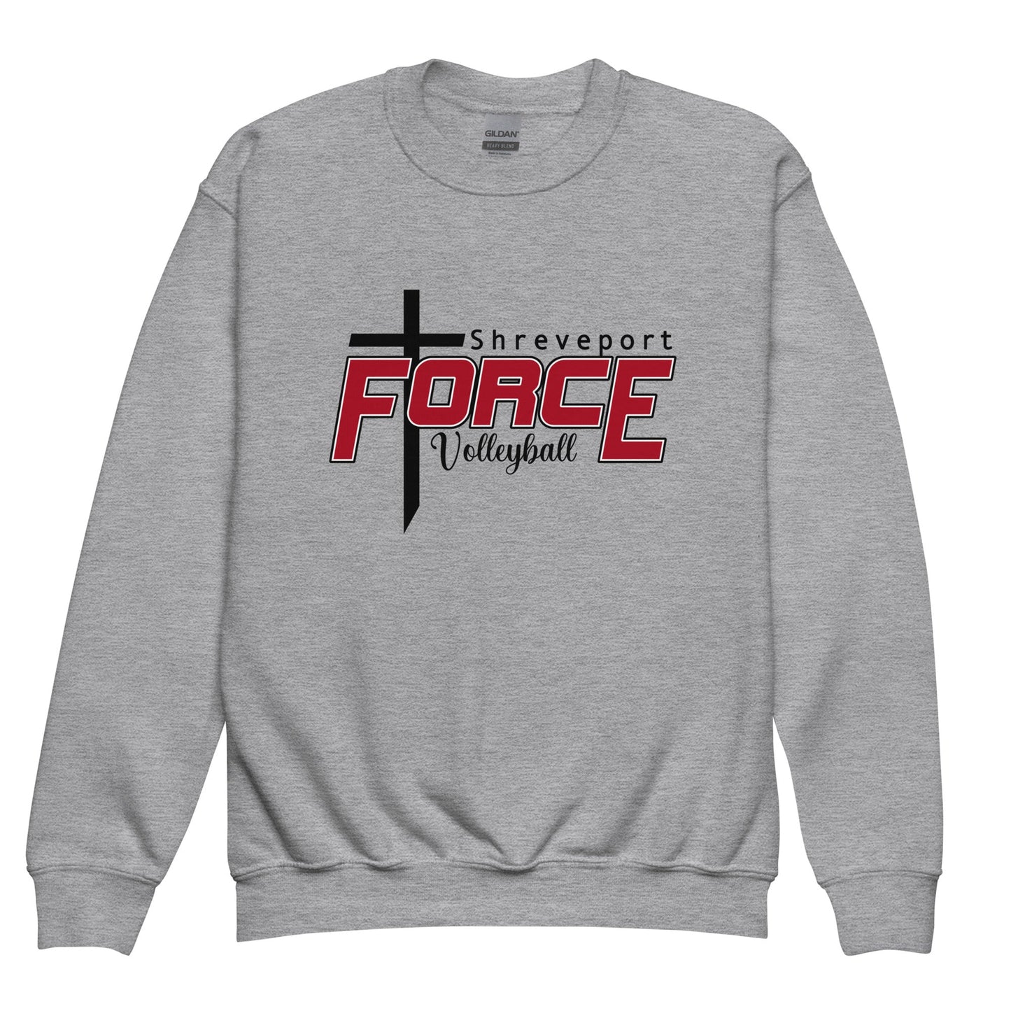 Classic | Youth Sweatshirt | Shreveport Force Volleyball | Crest Logo