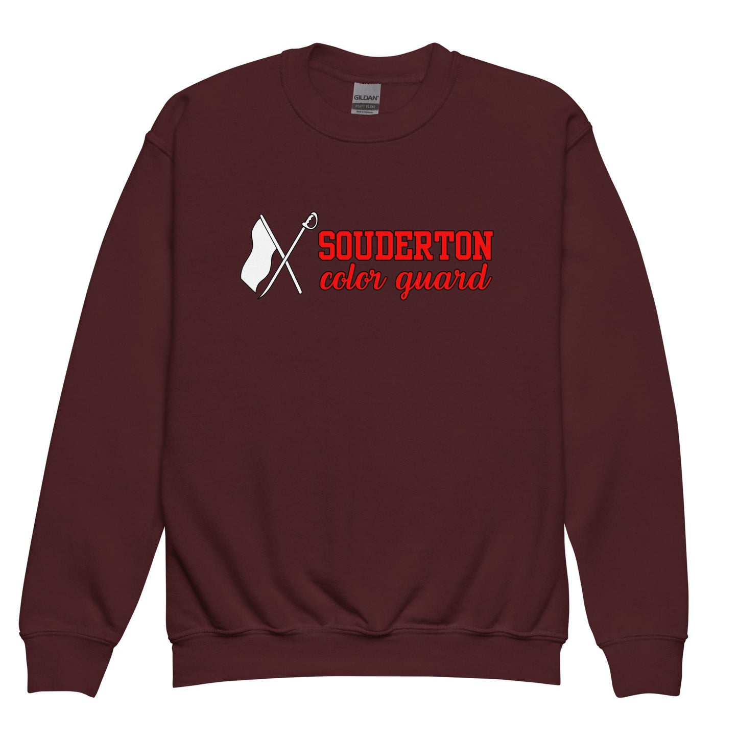 Classic | Youth Sweatshirt | Souderton Color Guard | Vanguard Banner Logo