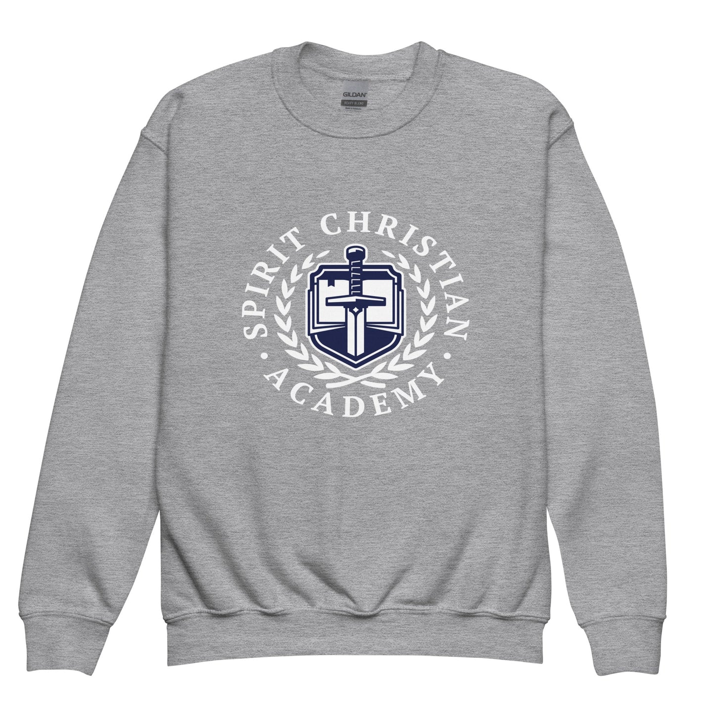 Classic | Youth Sweatshirt | Spirit Christian Academy | White Script Logo