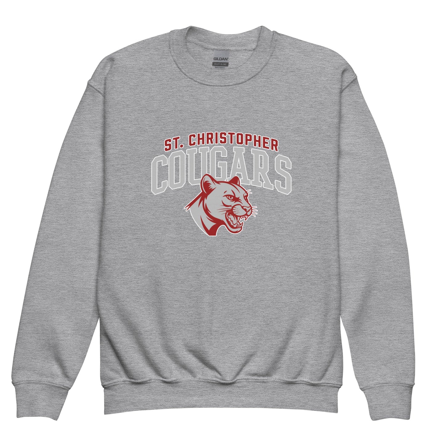Classic | Youth Sweatshirt | St. Christopher Cougars | Classic Logo