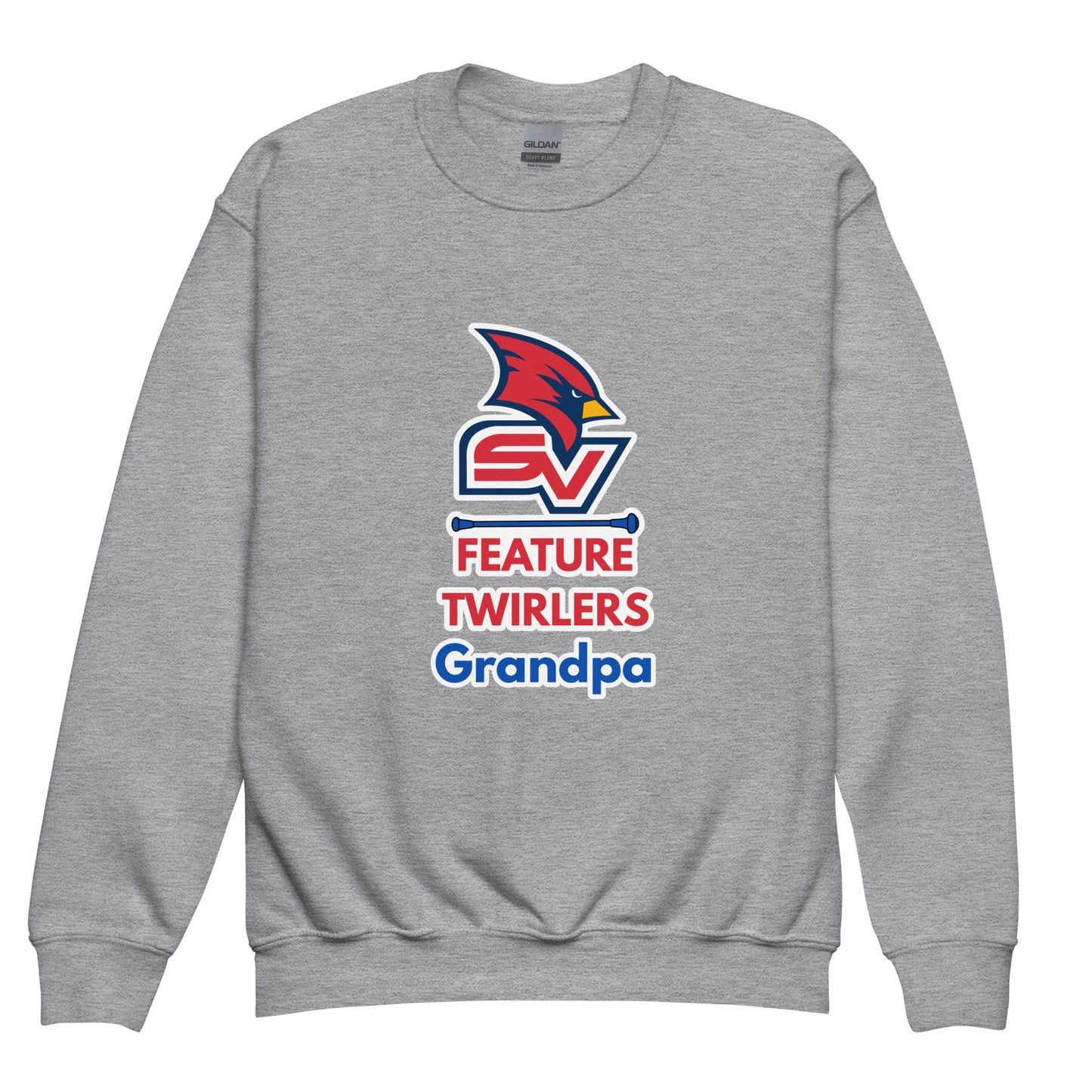Classic | Youth Sweatshirt | SVSU Feature twirlers | Grandpa Logo