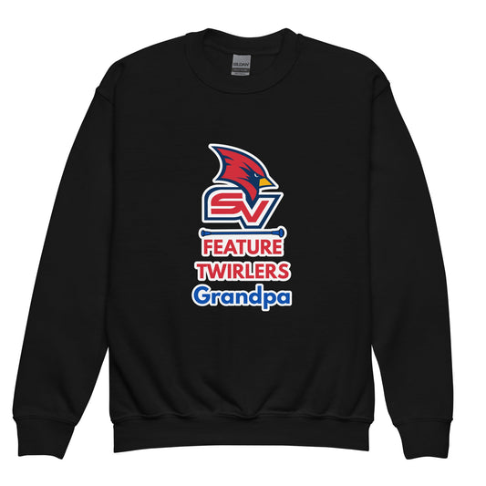 Classic | Youth Sweatshirt | SVSU Feature twirlers | Grandpa Logo