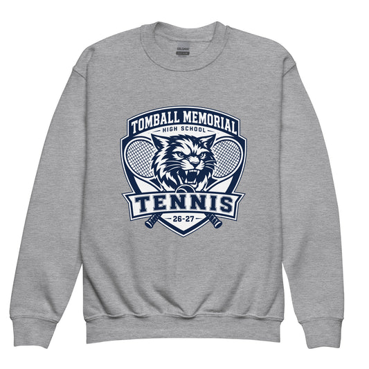 Classic | Youth Sweatshirt | TMHS Tennis | Shield Logo