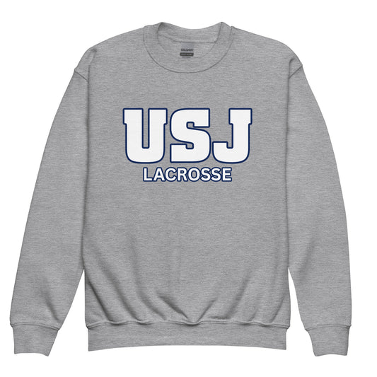Classic | Youth Sweatshirt | USJ women’s lacrosse | Modern Script Logo