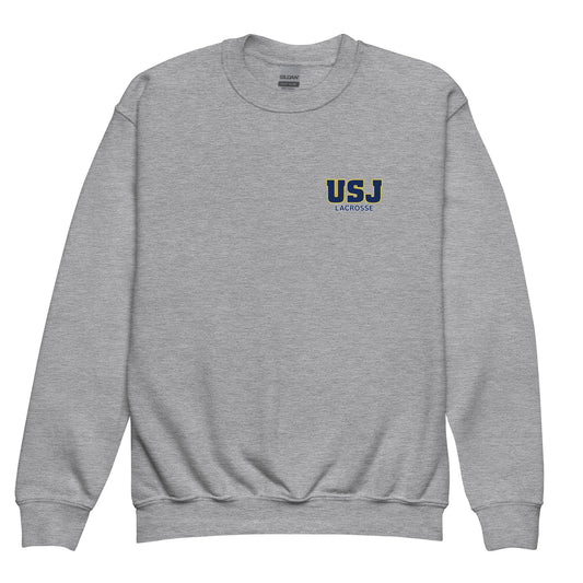 Classic | Youth Sweatshirt | USJ women’s lacrosse | USJ Emblem Logo