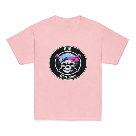 Classic | Youth T Shirt | 606 Outlaws Baseball | Badge Logo