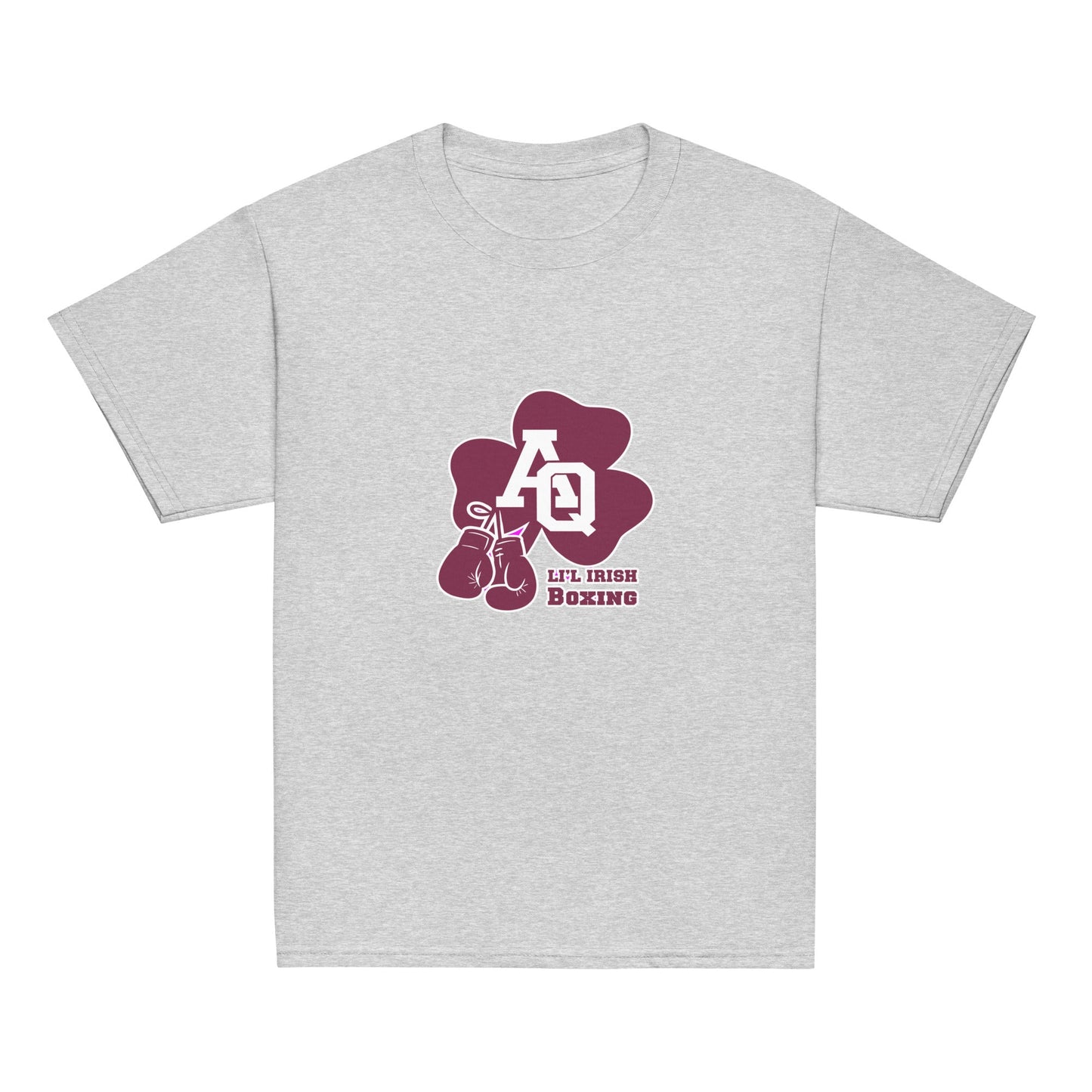 Classic | Youth T Shirt | Aquinas Li’l Irish Boxing | AQ Shamrock Logo
