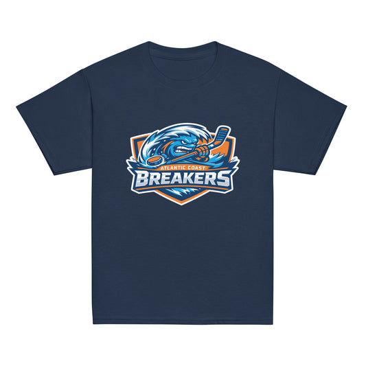 Classic | Youth T Shirt | Atlantic Coast Breakers Hockey | Mascot Shield Logo
