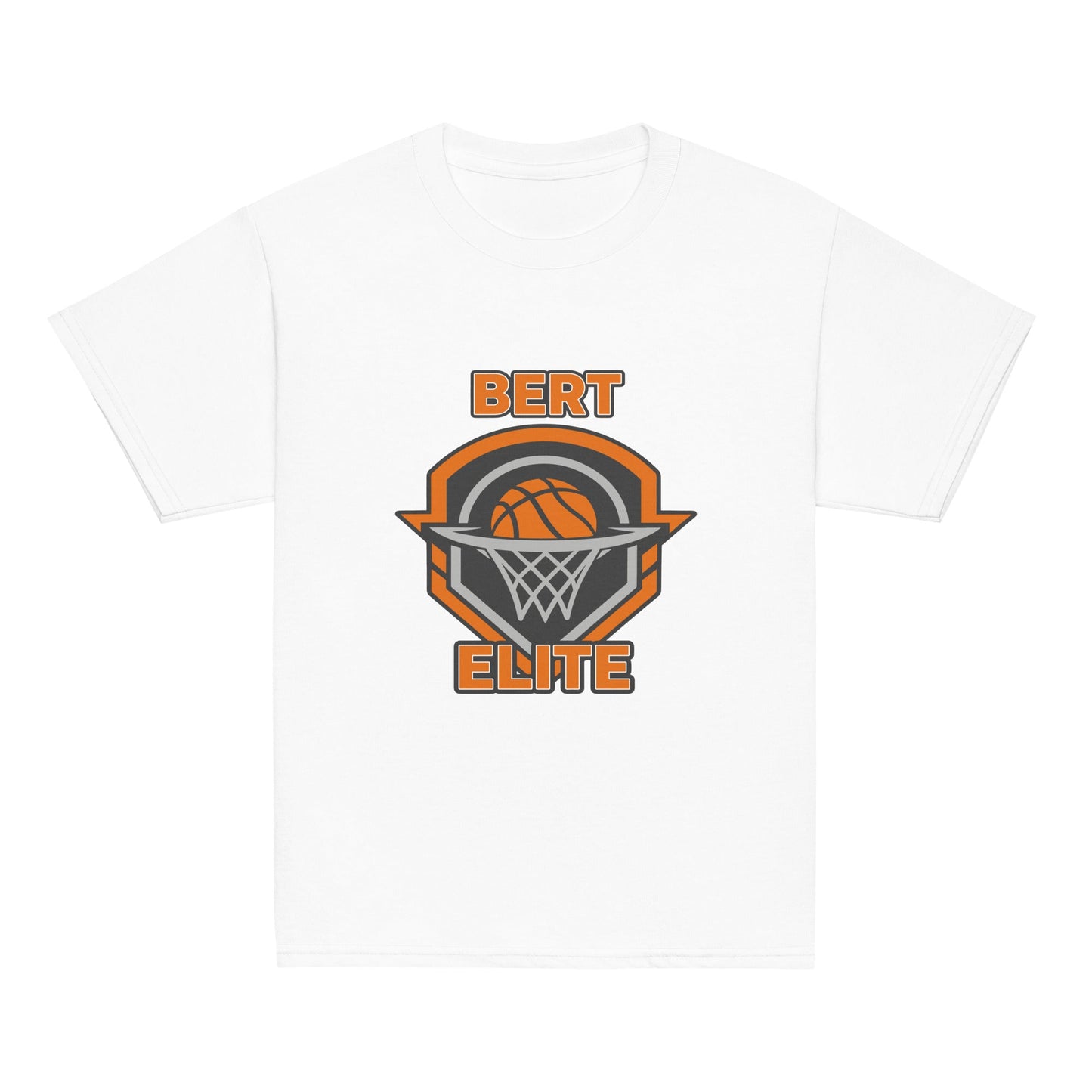 Classic | Youth T Shirt | Bert Elite AAU | Hoop Badge Logo
