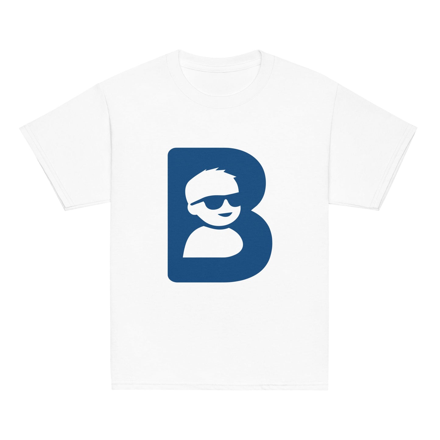 Classic | Youth T Shirt | Brave Like Ben | Blue Maverick Logo