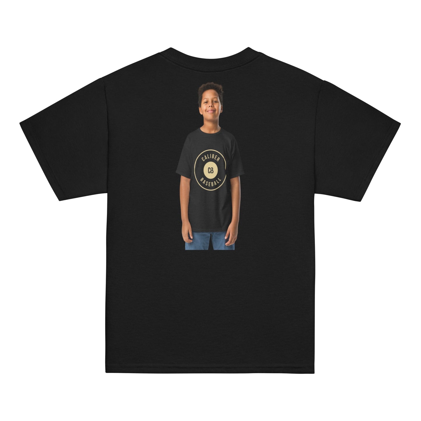 Classic | Youth T Shirt | Caliber Baseball | Crest Logo