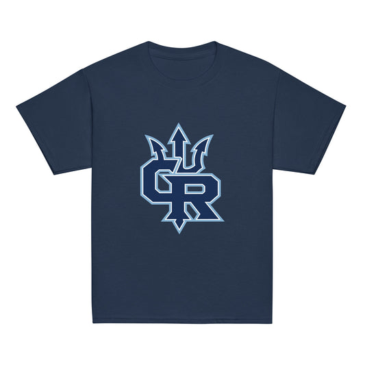 Classic | Youth T Shirt | Cape Riptides Baseball | Emblem Logo