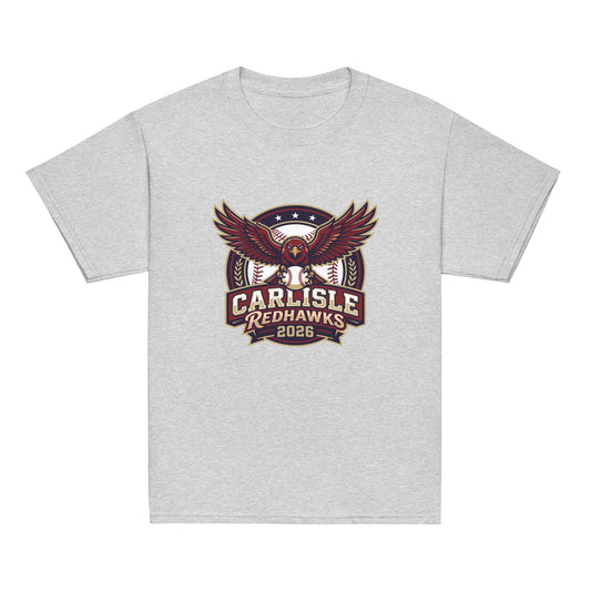 Classic | Youth T Shirt | Carlisle Redhawks | Emblem Logo