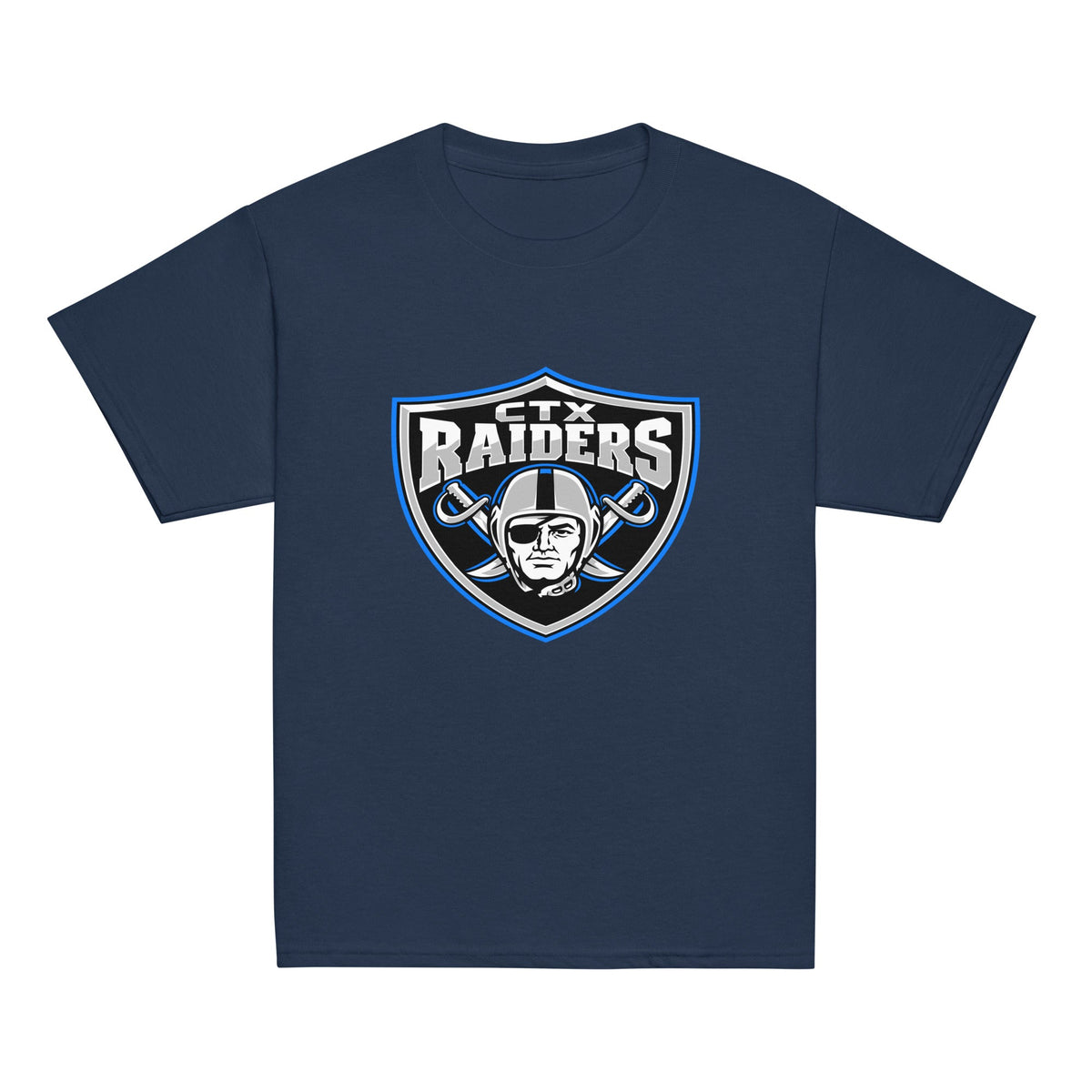 Classic | Youth T Shirt | Central Texas Raiders | Emblem Logo
