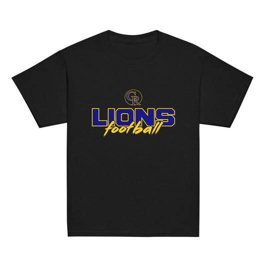 Classic | Youth T Shirt | Chestnut Ridge Lions Football | Vanguard Logo