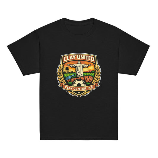 Classic | Youth T Shirt | Clay United | Crest Logo