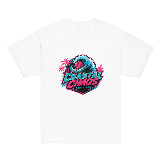 Classic | Youth T Shirt | Coastal Chaos Fastpitch | Emblem Logo