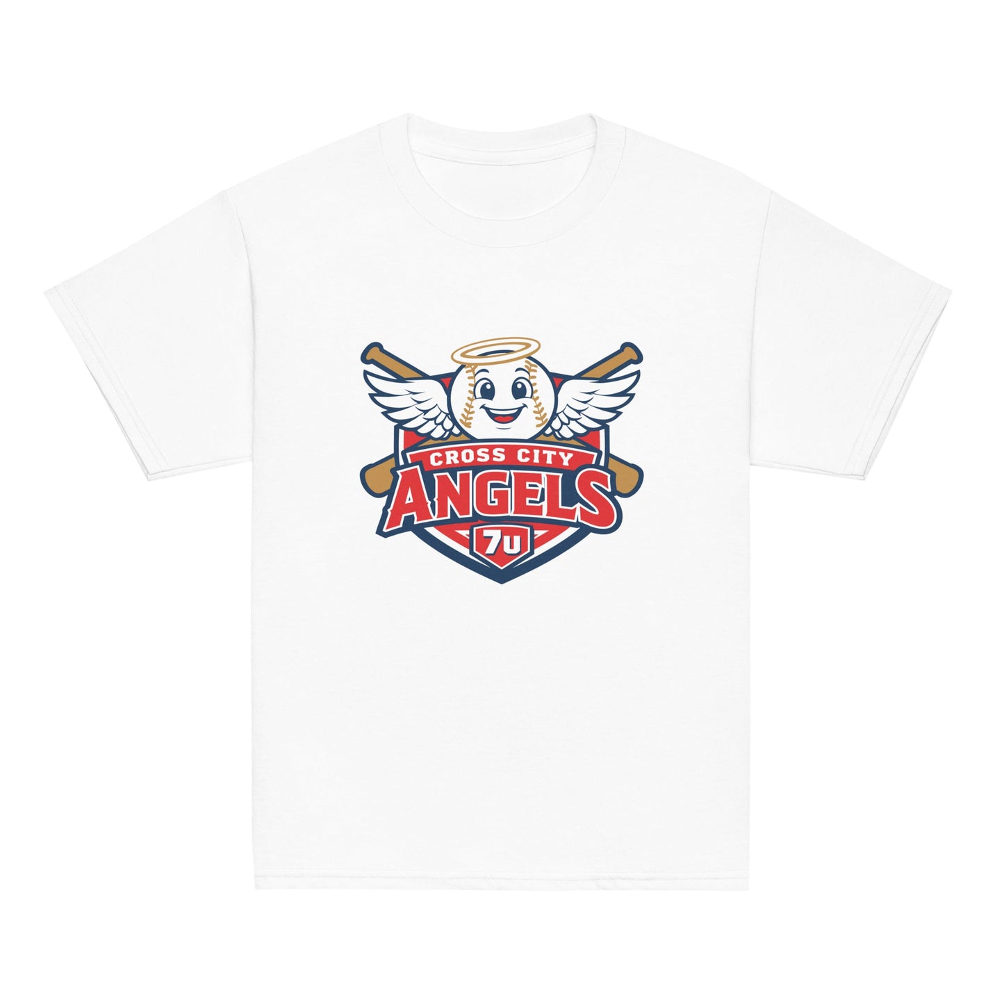 Classic | Youth T Shirt | Cross City Angels | Shield Logo