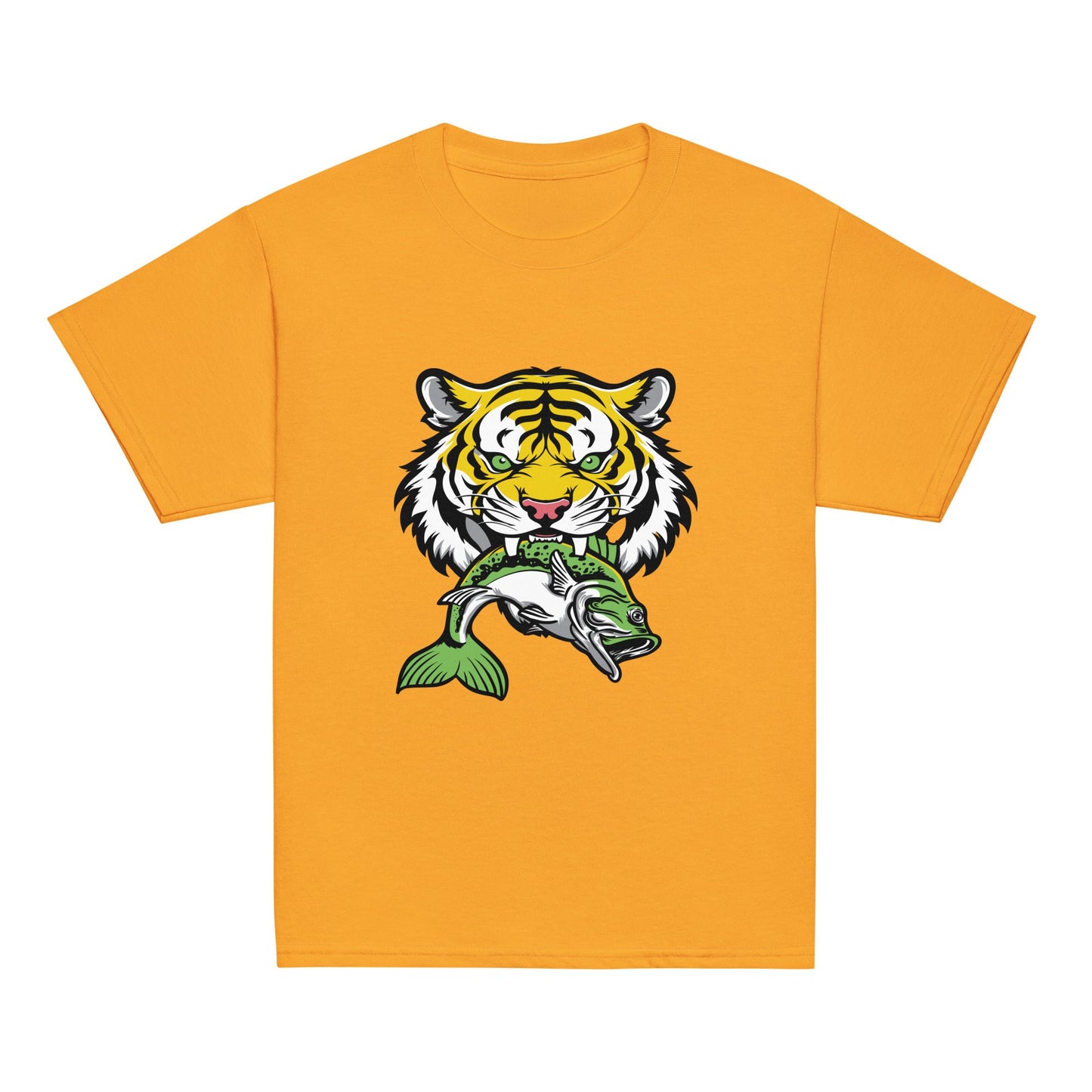 Classic | Youth T Shirt | DeKalb Fishing Team | Mascot Logo