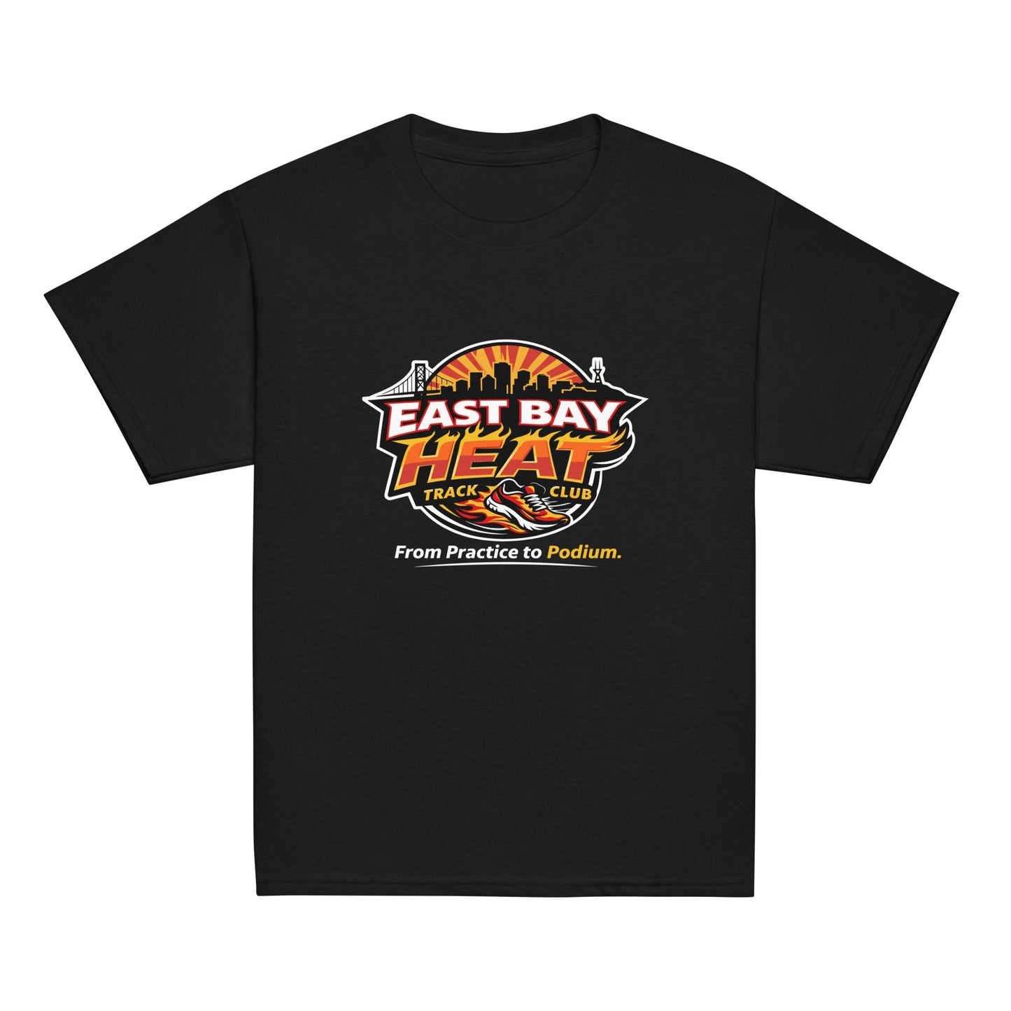 Classic | Youth T Shirt | East Bay Heat Track Club | Script Logo
