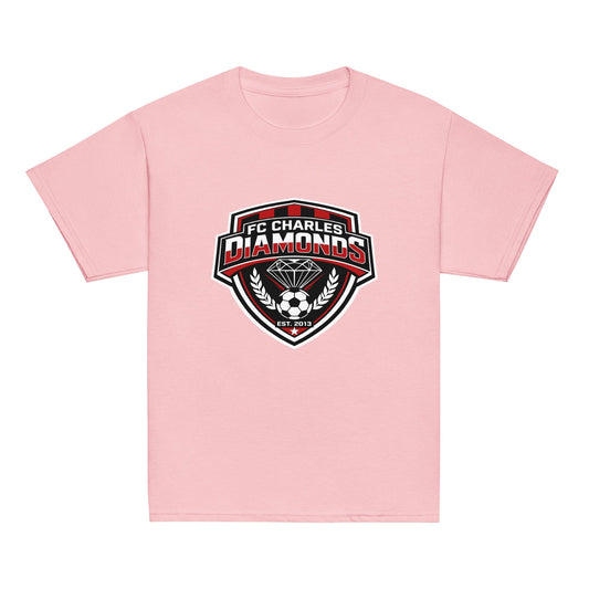 Classic | Youth T Shirt | FC Charles: Diamonds | Emblem Logo