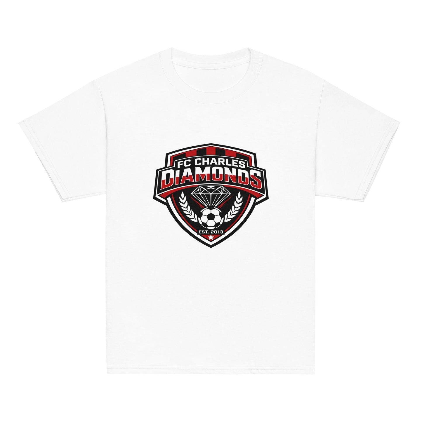 Classic | Youth T Shirt | FC Charles: Diamonds | Emblem Logo