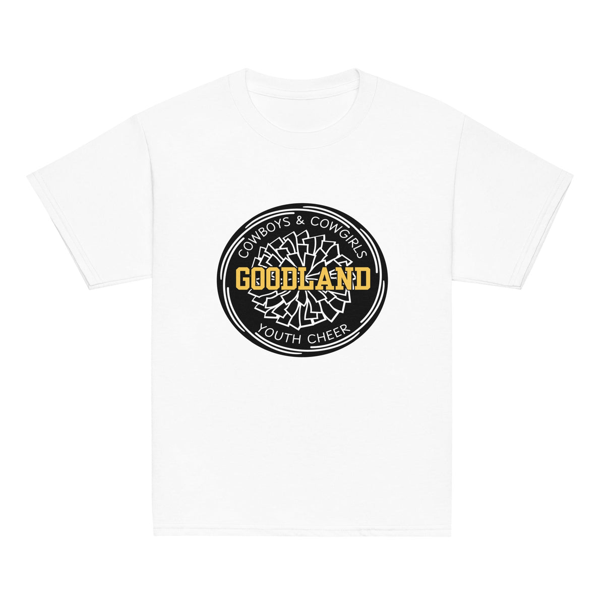 Classic | Youth T Shirt | Goodland Youth Cheer | Badge Logo
