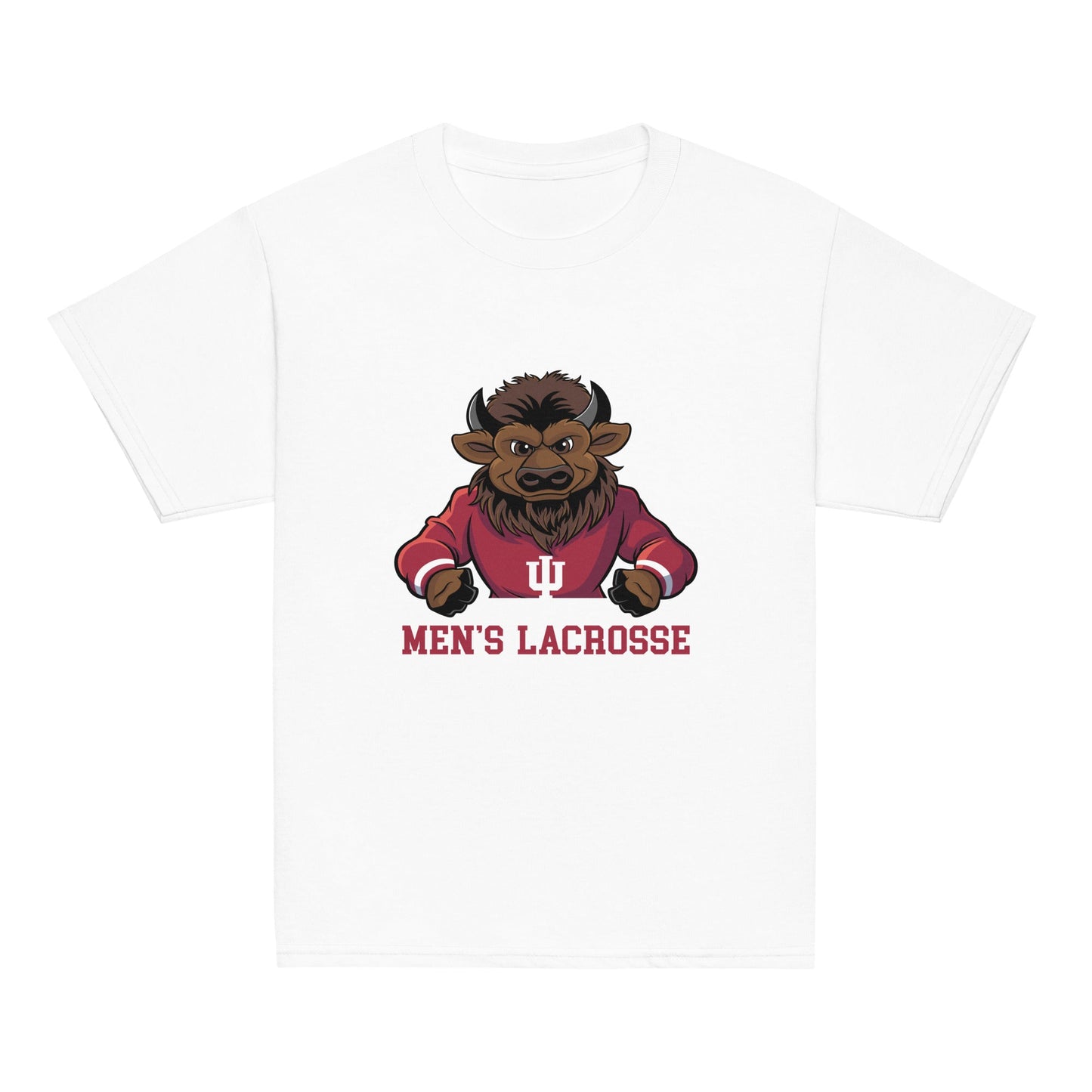 Classic | Youth T Shirt | Indiana University Lacrosse | Mascot Logo